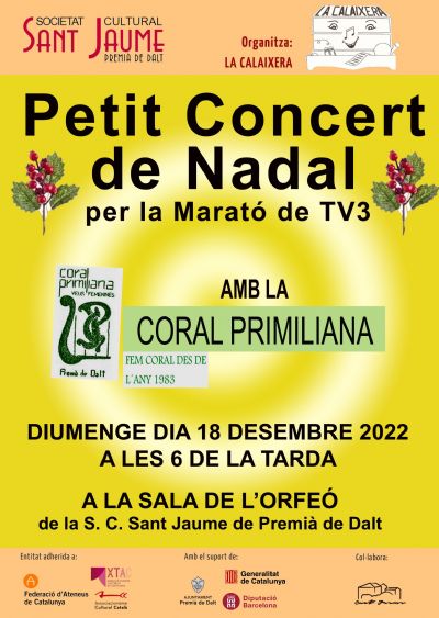 Concert de Nadal amb la Coral Primiliana