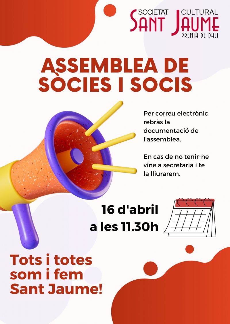 ASSEMBLEA DE SÒCIES I SOCIS