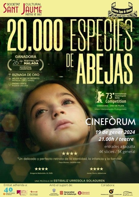 Cinefòrum 20.000 ESPÈCIES D’ABELLES