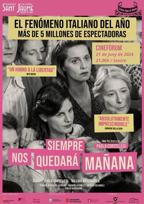 Cinefòrum SIEMPRE NOS QUEDARÁ MAÑANA